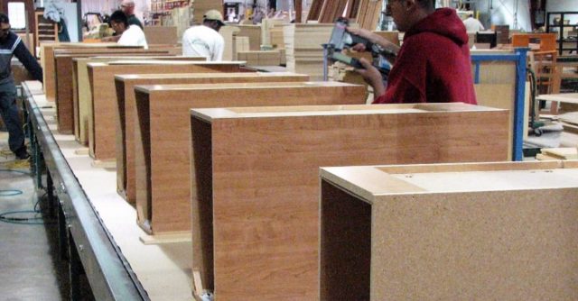 People making wood products