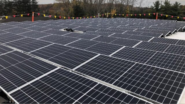 Solar Panels in a field.