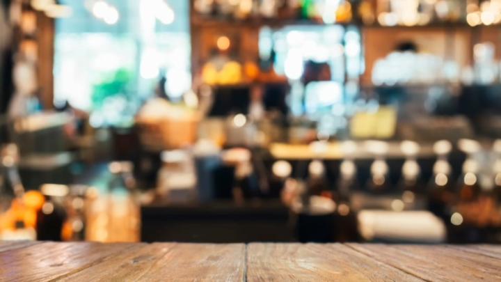the interior of a Bar & Grill.