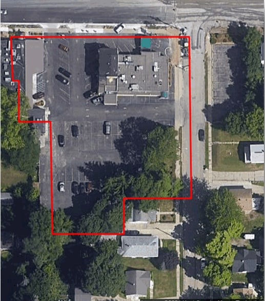 Vitales property outline from above.