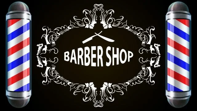 barber shop sign